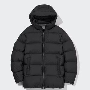 Like New Uniqlo Powder Soft Down Puffer Jacket Men’s XL Black